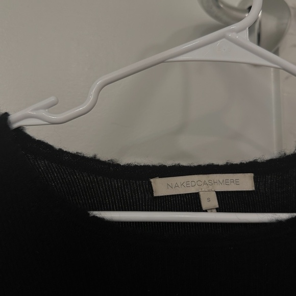 NakedCashmere Black Cashmere Crewneck Sweater Size S - Picture 5 of 6